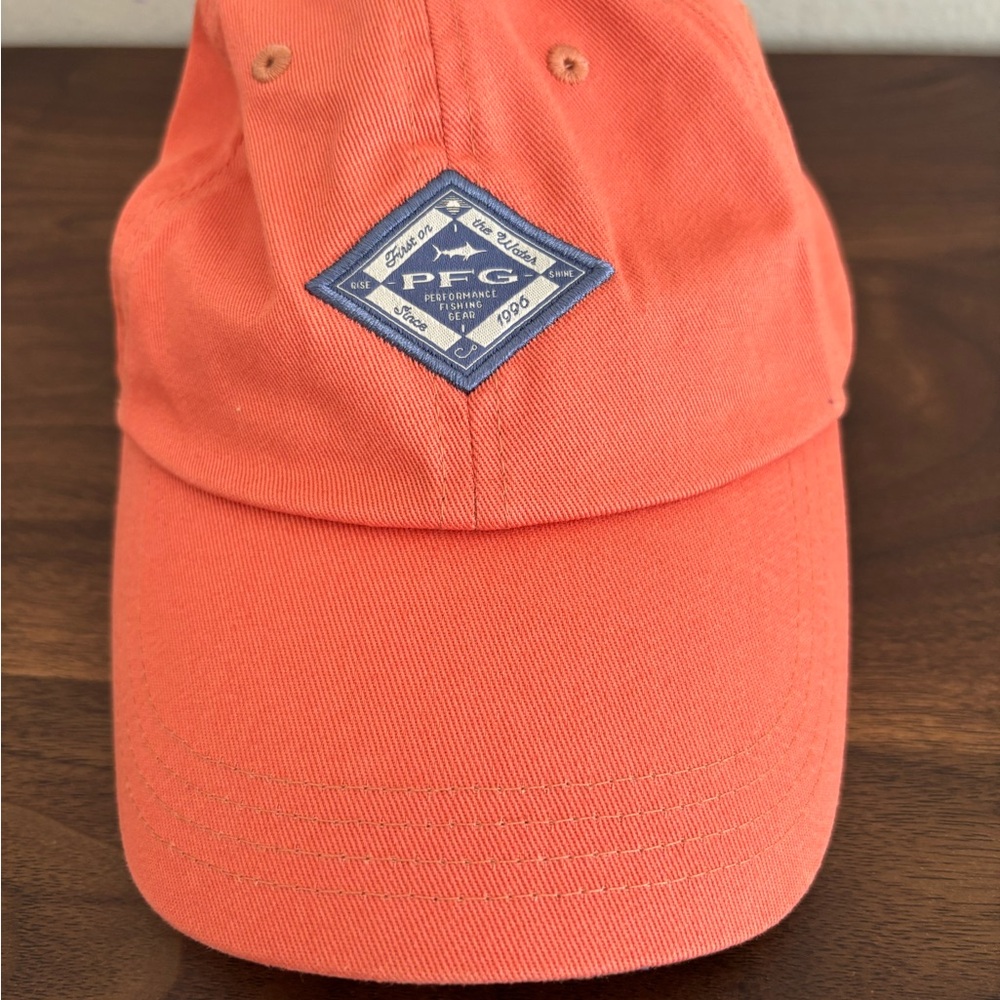 Columbia Orange and Blue Hat with Diamond Patch